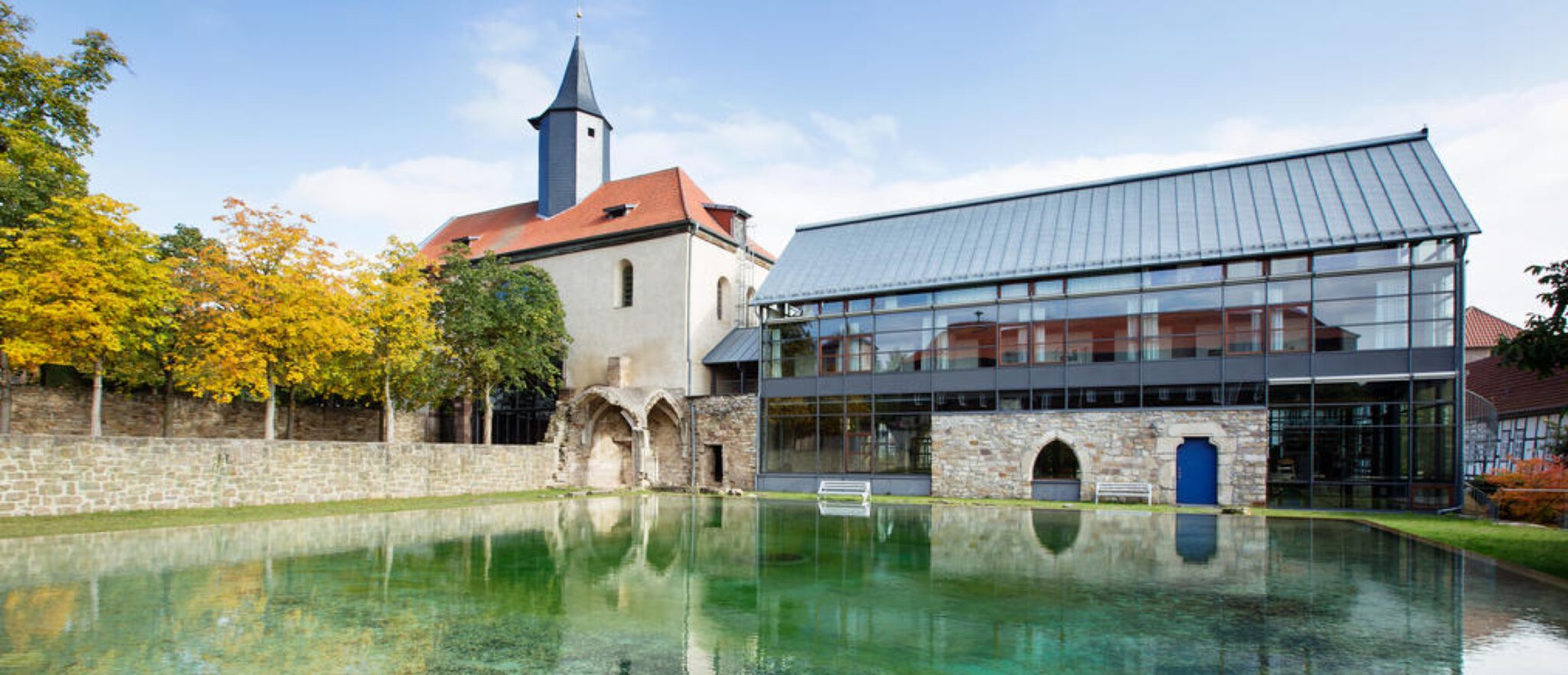 Zentraler Platz im Kloster Volkenroda